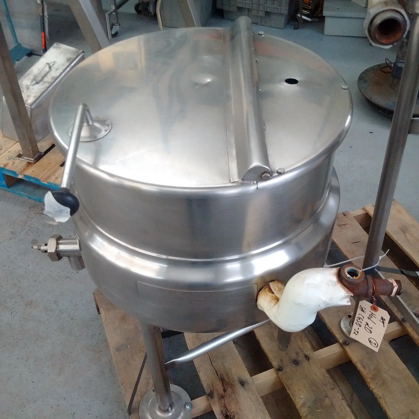 KETTLE  Alloy 1/2 jacket model 20 steam kettle # 22158
