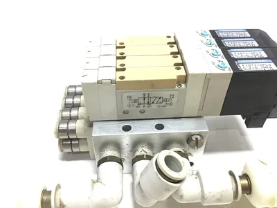 Koganei F10M4AJ – F10T1-CPL3 Solenoid Valve Bank 0.2-0.7MPa (Set of 2)