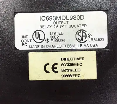 USED GE Fanuc 10 Slot PLC Backplane Rack