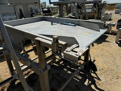 Feeder, Vibratory, 48" x 7', Stainless Steel, Key, Iso-Flo, #5861445