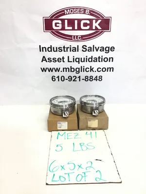 WIKA 9745386 Stainless Steel Pressure Gauge 1/4″NPT LM 0-30 PSI  (Lot of 2)