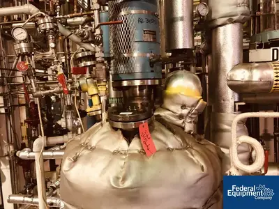 USED Gaspar 30 Gal Gaspar Reactor, 316L S/S, 150/150#