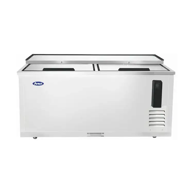New | in-Stock Atosa New Atosa MBC65GR 65'' Bottle Cooler - Stainless Steel Bottle Coolers Illinois US | Falcon Restaurant Supply #1375323