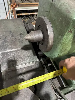 42/137" X 96/264" LEBLOND #4025 HEAVY DUTY SLIDING GAP ENGINE LATHE. STOCK #0888725