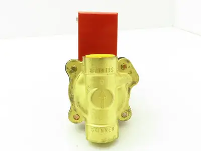 Skinner Lancer 2LB2LRJ4102 Brass Solenoid Valve 2-Way NC 120V 100 PSI 1/2" NPT