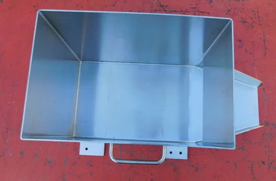 USED SANITARY BULK HOPPER .9 CU FT
