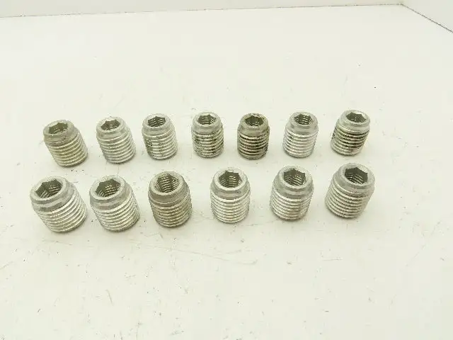 Threaded Locking Insert 3/4-10 x 1-1/4-7 Thread Repair Allen Hex Drive Lot of 13