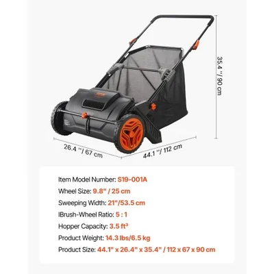 Used VEVOR S19-001A Mechanical Sweepers Michigan US | Miedema Asset Management Group #1327587