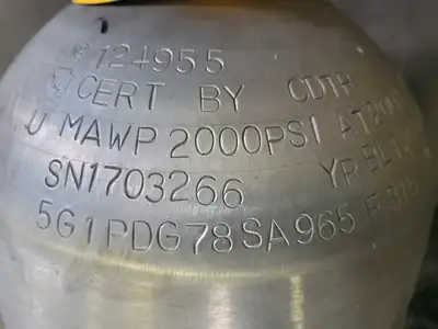 2000 psi Gas Tank