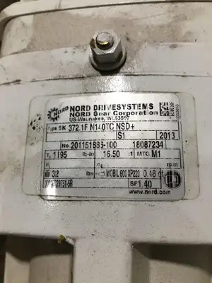 Nord SK 372.1F N140TC NSD Inline Speed Reducer 16.50:1