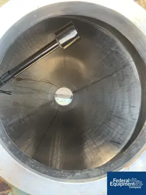 USED Paul O. Abbe 20 Cu Ft Paul Abbe Rotacone Vacuum Dryer, S/S
