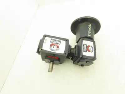 Ironman DM818-300-140-L Gearbox 300:1 Double Reduction 1/8Hp 5.8rpm 56C-145TC