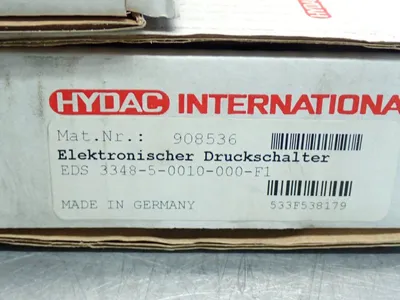 New | in-Stock HYDAC 908536 Pressure Switches Ohio US | HGR 24 #914446