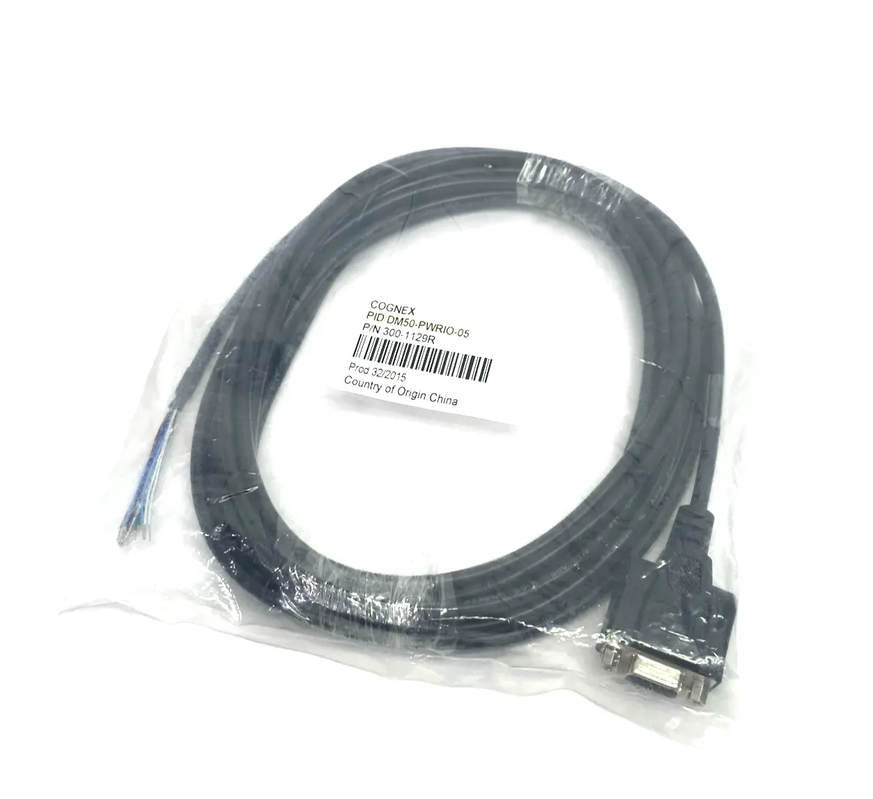 New | in-Stock Cognex DataMan Connection Cable 5m Flying Leads, 300-1129R Connector Accessories Michigan US | Maverick Industrial Sales #1400883