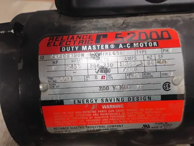 Reliance Electric A7806196N A.C. Motors | ESS Industrial Equipment Sales (6)