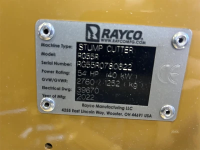 Used 2022 RAYCO RG55R Stump Grinders New York US | Abele Tractor #1343173