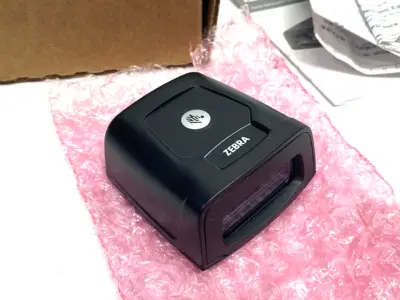 USED ZEBRA BARCODE SCANNER, FIXED MOUNT 2D SCANNER, STANDARD RANGE