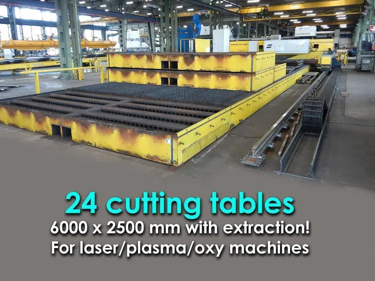 Used ZM 24 DOWNDRAFT TABLES FOR LASER/PLASMA/OXY MACHINES Plasma Cutters | Apt International N.V #373263