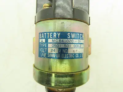 Sawafuji Electric MC841020-01 Crane Forklift Battery Switch 24V