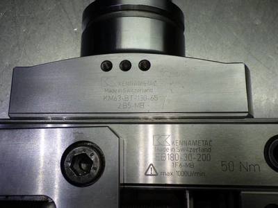Kennametal KM63 Roughing Boring System EB180-30-200 / KM63-BT-130-65 (LOC1108C)