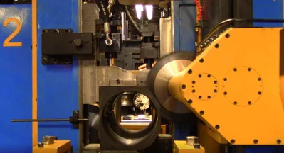 New ERWTech/UCG High-Speed Flying Cold Saw, Double-Cut