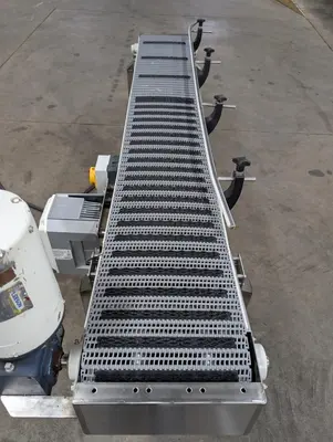 Laughlin SS Plastic Belt Incline Conveyor