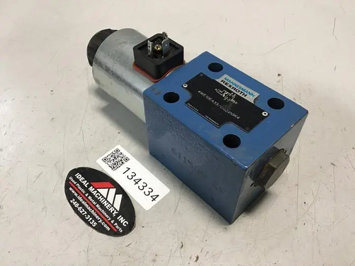 Used MANNESMANN REXROTH 4WE10EA33/CG24N9K4 Valves/Fittings Michigan US | Ideal Machinery #608693
