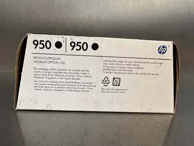 Hp 950 Black Ink Cartridge TwinPack L0S28AN 8600 251dw 27dw... NEW ( 5.3.3)