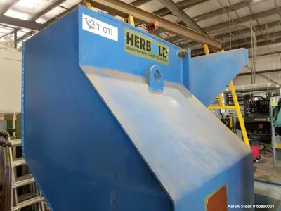 Used Herbold Granulator. 15.5" x 15.5" feed opening