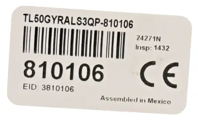 NEW BANNER TL50GYRALS3QP-810106