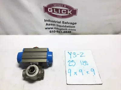 Valbia SR 75 Ball Valve With Pneumatic Actuator P.max 8 bar Set 05