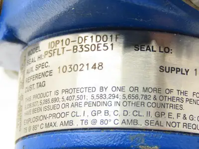 Foxboro IDP10-DF1D01F Pressure Transmitter 0-275psi 3" Flanged 12.5-42VDC
