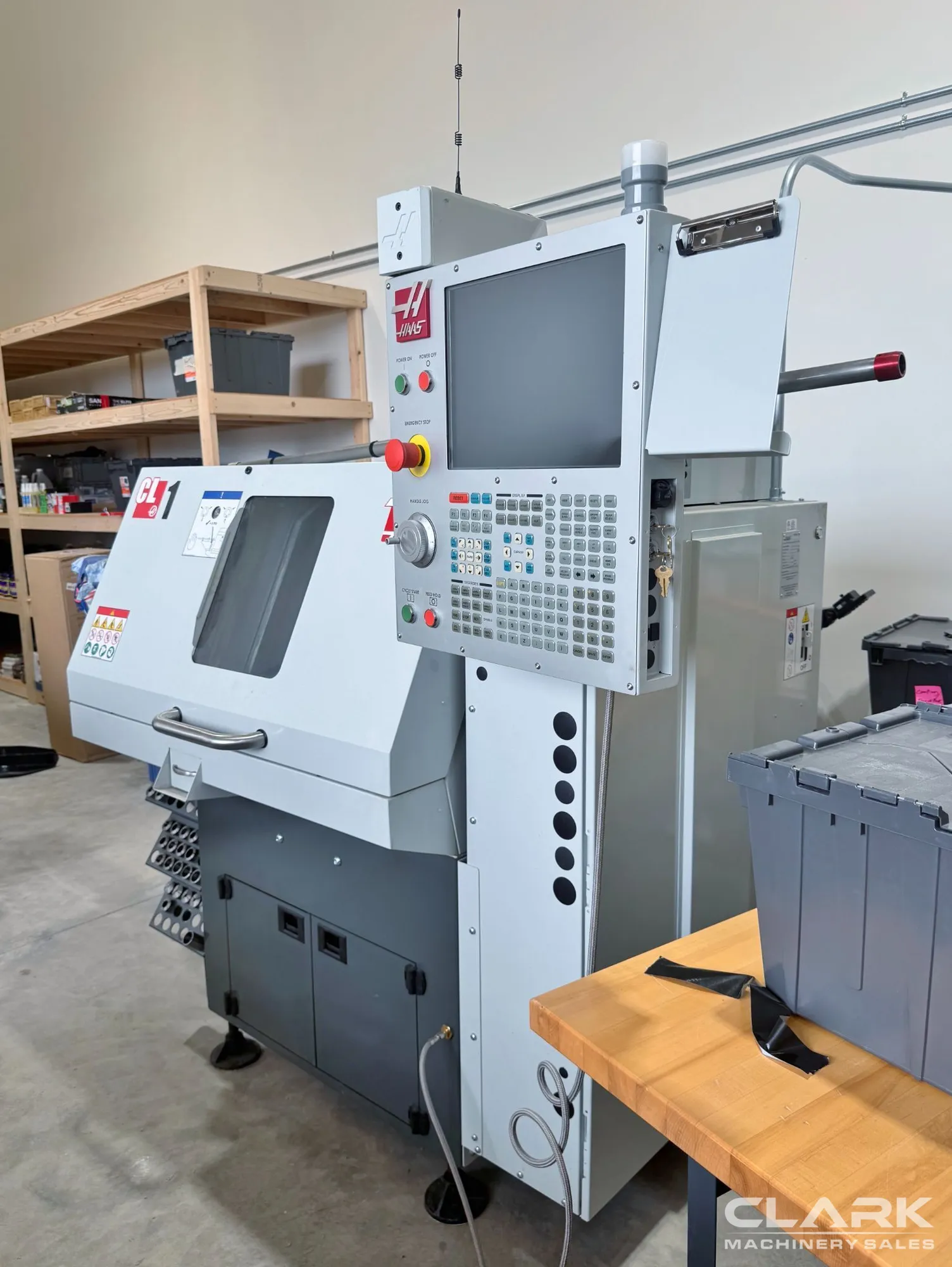 2019 HAAS CL-1 & 6' BAR FEEDER, LIVE TOOLING, LIKE-NEW
