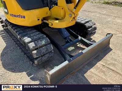 Used 2024 KOMATSU PC55MR-5 Crawler Excavators - Mini Wisconsin US | Proxy Equipment #1388869
