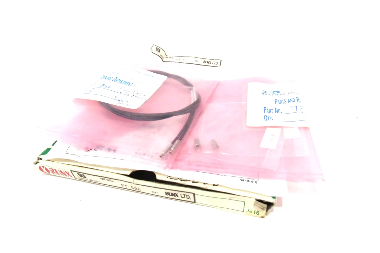 NEW SUNX FT-500 FIBER OPTIC THRU BEAM SENSOR FT500