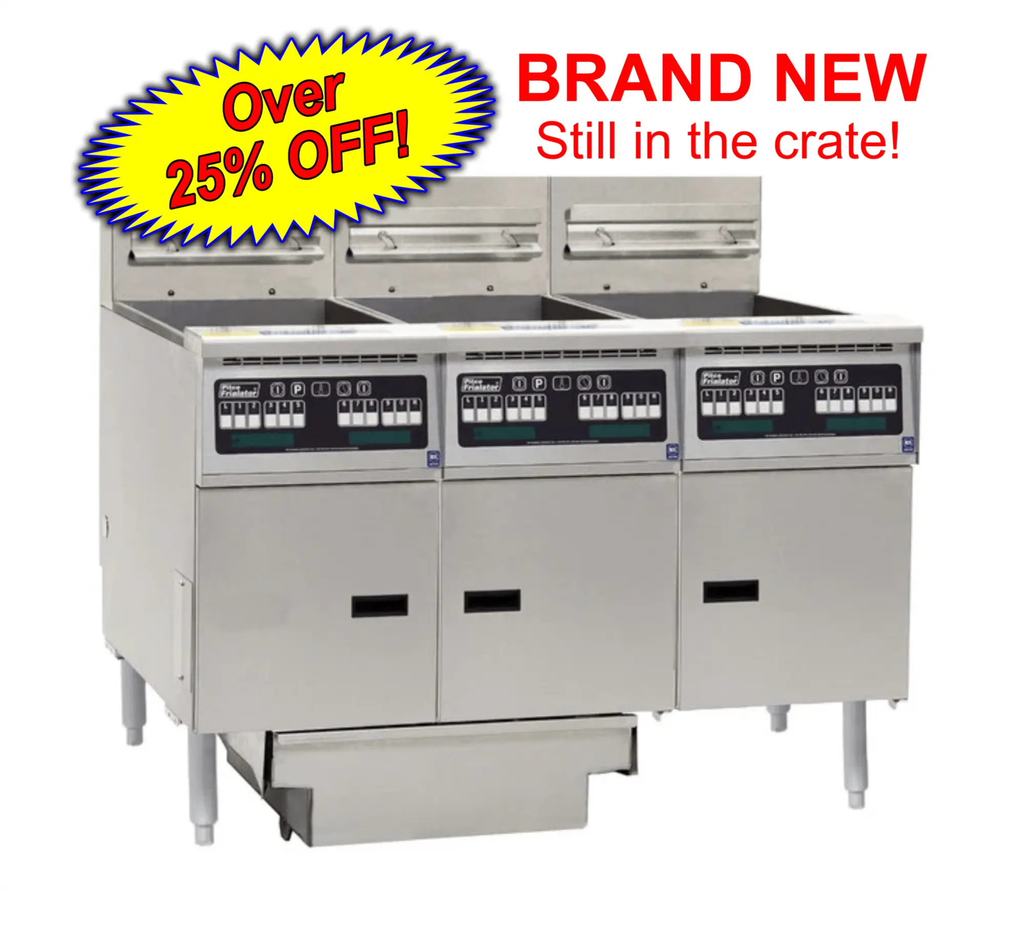 New | in-Stock Pitco Pitco® Solstice Supreme SSH55-3FD-I12 Natural Gas Floor Fryer 120-150 lb Cookers / Coolers / Fryers Illinois US | Falcon Restaurant Supply #1375863