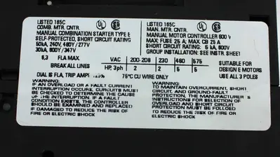 USED SIEMENS 3RV1021-1GA10