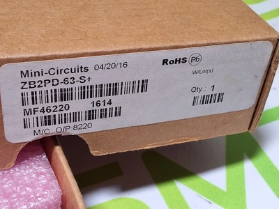 MINI-CIRCUITS ZB2PD-63-S+ POWER SPLITTER - BRAND NEW