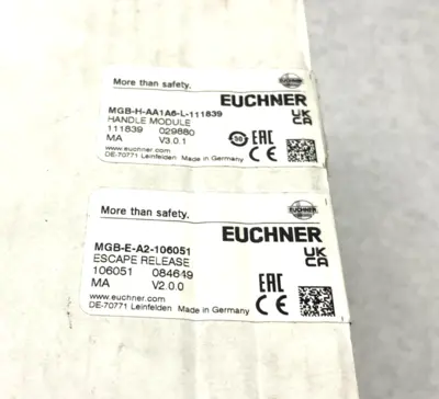 USED EUCHNER EXTENDING LOCKOUT HANDLE MECHANISM MODULE 111839