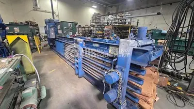 USED HARRIS HLO12HD WIDE MOUTH HORIZONTAL WITH CONVEYOR