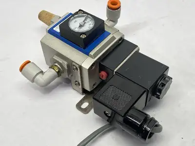 Used Nitra Pneumatic Soft Start Valve 3-Port 2-Position 1/4" NPT Pump & Valve Parts Michigan US | Maverick Industrial Sales #1402134