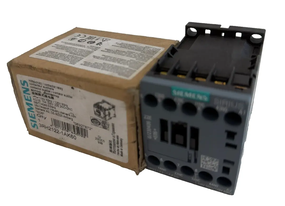 NEW SIEMENS 3RH2122-1AK60 120/110V 50/60HZ 3RH21221AK60