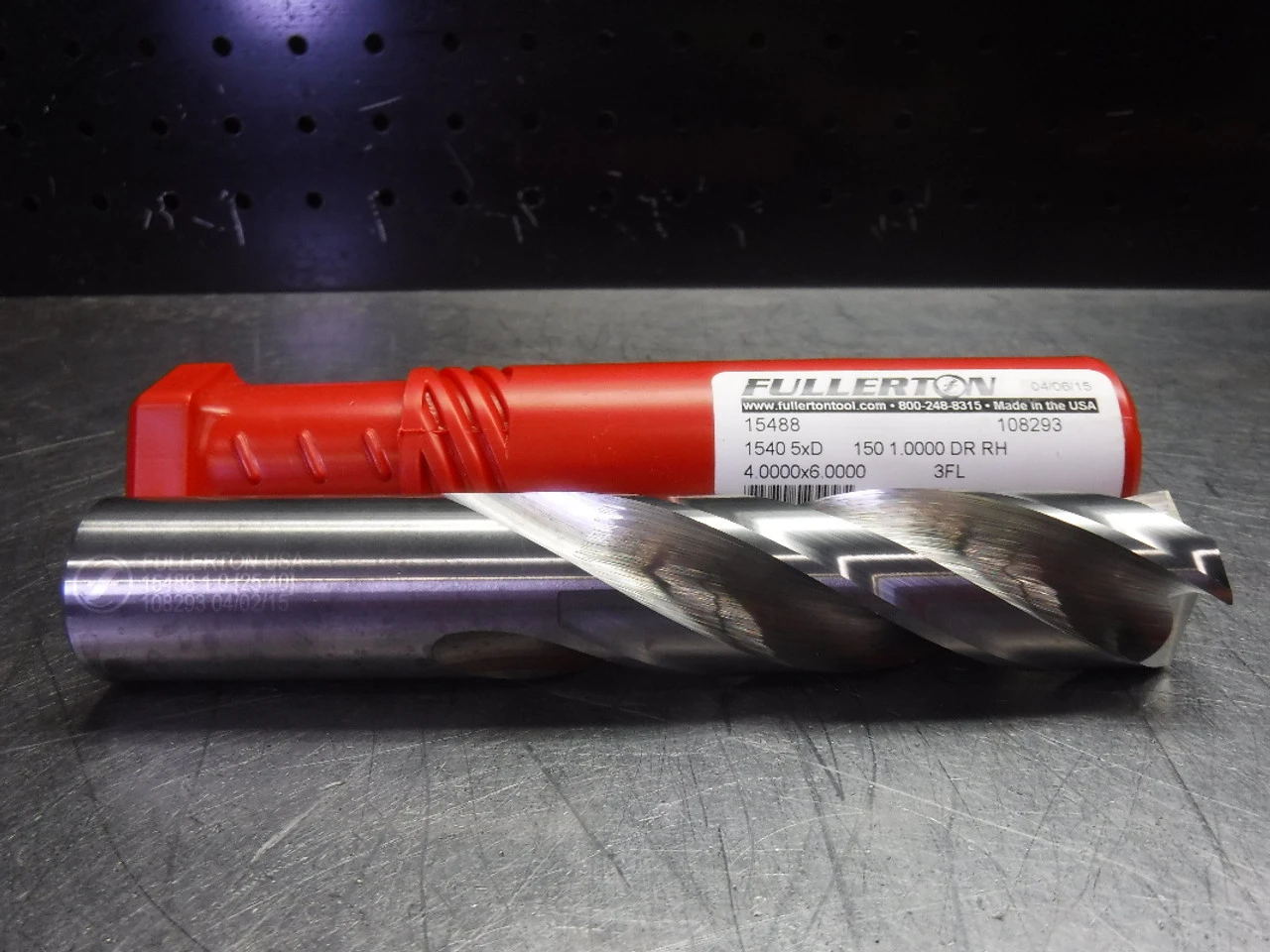 Fullerton Tool 1" Solid Carbide Drill 3 Flute 15488 (LOC1491)