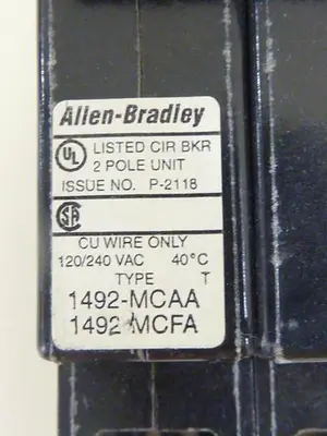 USED ALLEN BRADLEY 1492-MCAA210 SER A