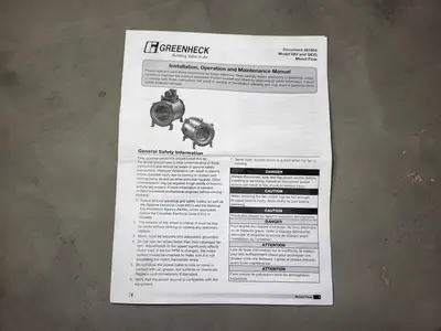 NEW GREENHECK QEID-24-300-85-A100-X