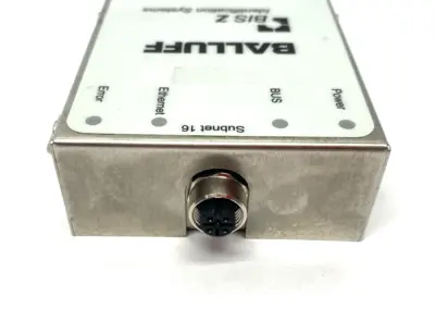 Used Balluff Ethernet HF Communication Module (13.56 MHz) BIS Z-GW-001-TCP PLC Input & Output Michigan US | Maverick Industrial Sales #1400586