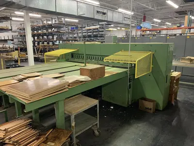 TORWEGGE H45 HYDRAULIC VENEER JOINTER GUILLOTINE MACHINE