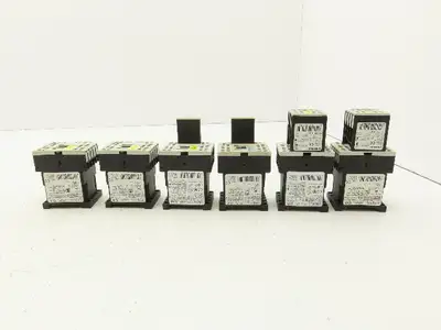 Siemens 3RT1016-2BB42 Contactor 24VDC Coil 9A 400VAC 4kW 3Pole Lot Of 6