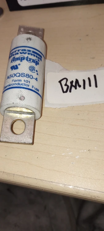 Used Ferraz Shawmut 1 Pole Fuse Block 1000 + Ferraz Shamut A50QS50-4 Fuse Fuses Arizona US | ASSET CONVERSION SPECIALISTS, INC. #1271351