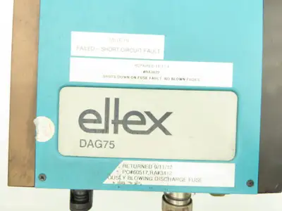 Eltex DAG75 High Voltage Generator Power Supply 115V Input DC Out *For Repair*